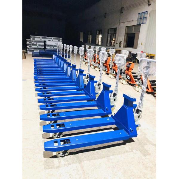 паллет Джек углерода 5000Lbs стальной сверхмощный с масштабом веса