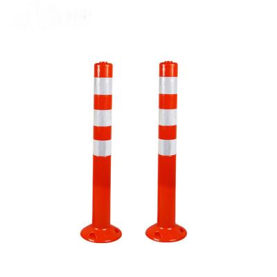 75cm Fluorescent Orange Plastic Parking Bollard Traffic Safety Post