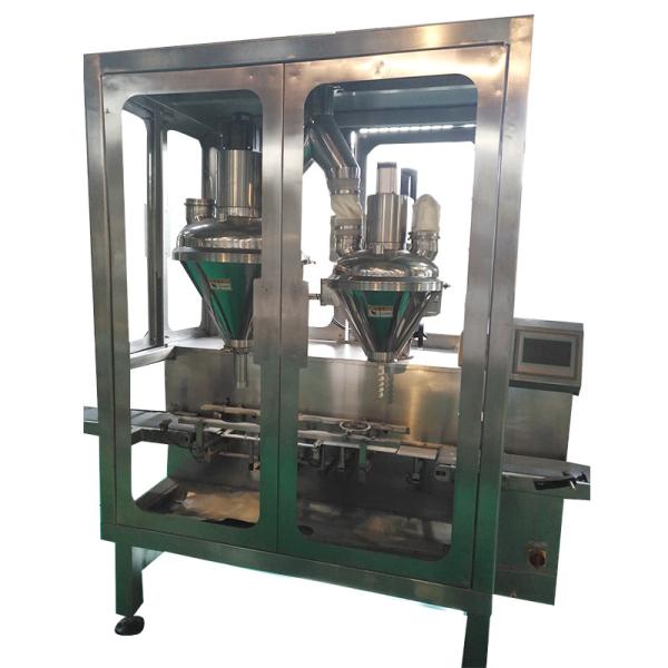 1 Line Injectable Powder Filling Machine , 2 Fillers Milk Powder Packing Machine