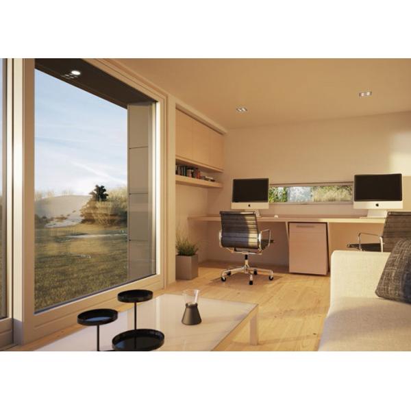 Шале праздника дома бабушки студии сада/двора стандарта Australian/NZ Prefab светлое стальное плоское с деревянным плакированием