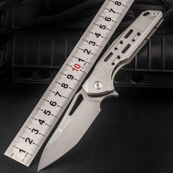 Medium Armor Titanium Plating Dagger Knife 3mm Thickness 8.6 Inch Length