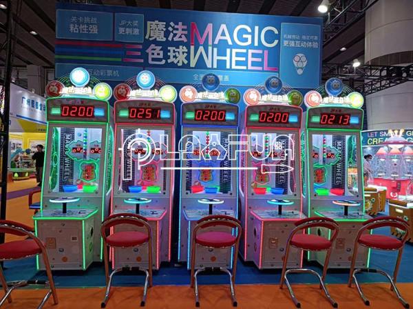 Venda quente novo produto QUICK Big Turntable Magic Wheel bola drop jp bônus bom rendimento moeda operado jogo de redenção m