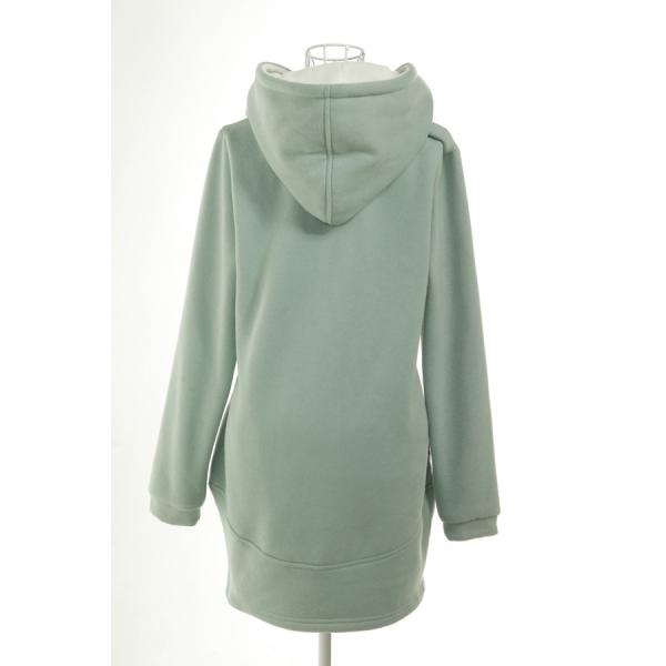 Фуфайки дам осени с капюшоном, вышитый OEM хлопка