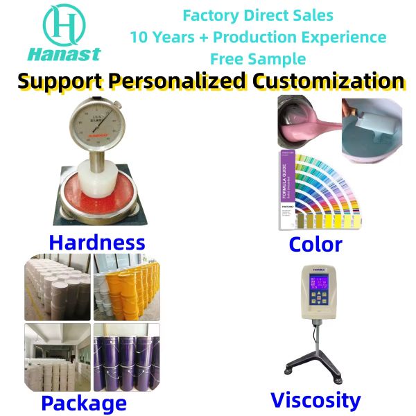 Condensed Mold Silicone 100:2 Tin Cured Liquid Silicone Rtv 2 Molding Silicone Rubber For Resin Mold Handicraft Indutry Gypsum