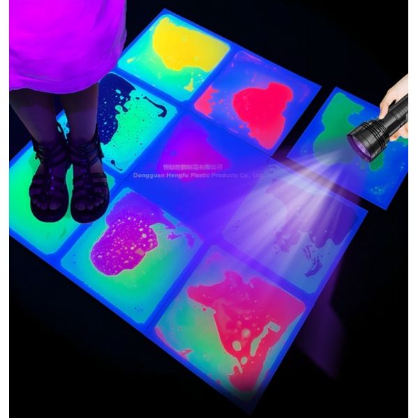 200KG Heavy Duty UV Reactive Waterproof Liquid Sensory Mat for Interactive Play and Therapy