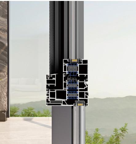 Aluminum Durable Swing Open Window With Laminated Glass And Tempered Insulated Glass