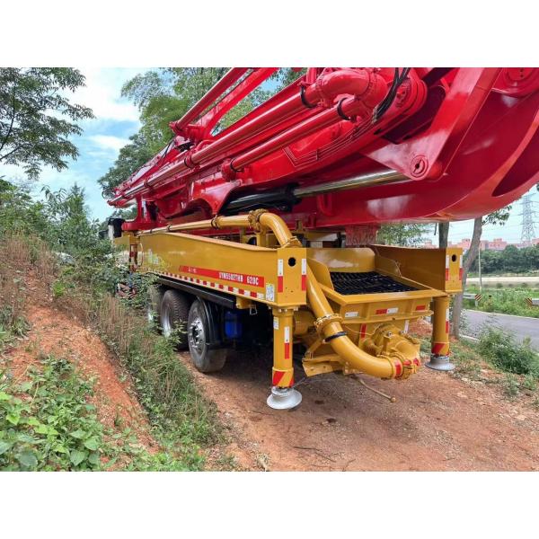 Используемая тележка 62m Shacman установила шасси ISO9001 Volvo конкретного насоса