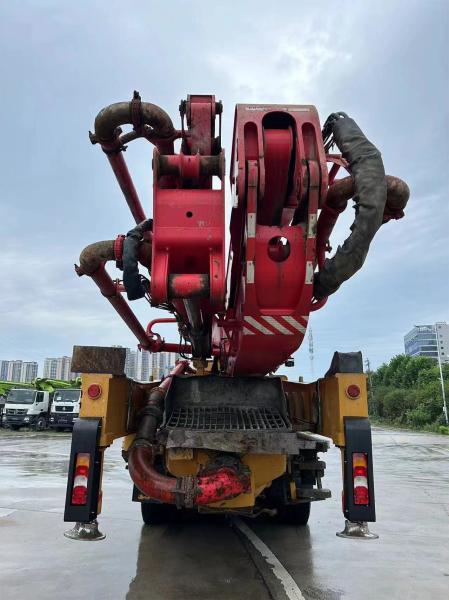SANY 2019 2nd Hand Pump Truck , Lorry Mounted Concrete Pump 52meter