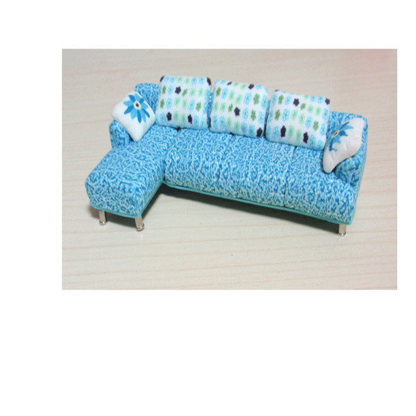 colorful model beds furniture bed, mini ceramic model bed for indoor indoor scene