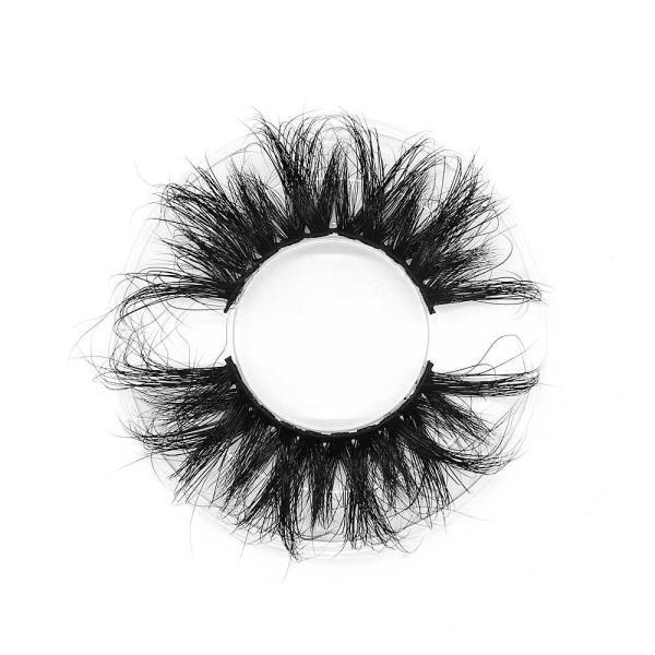 2 Pairs Fluffy Mink Lashes , Dramatic 25mm Fluffy Lashes