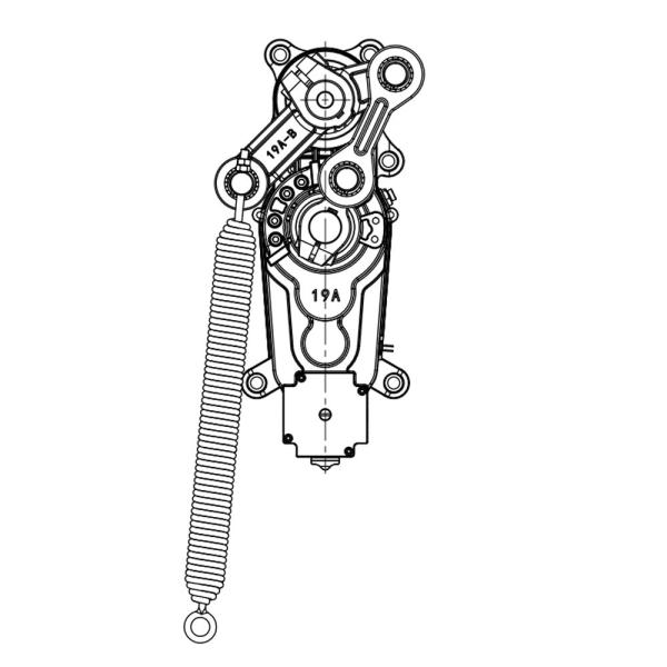 DC24V Heavy Duty Boom Barrier Motor IP55 Rated