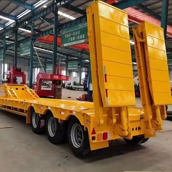 Customizable Steel Multi Axis CIMC Lowbed Semi-Trailer Truck Trailers