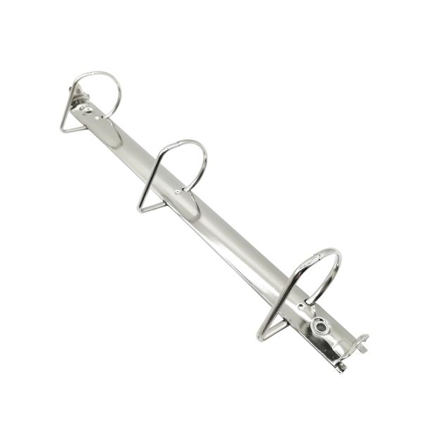 3 anneaux en forme de D incliné clip de liaison 1,5 pouce argent A4 Ring Mecanisme de liaison pour les accessoires métalliques pour les dossiers STD280-3-38/20