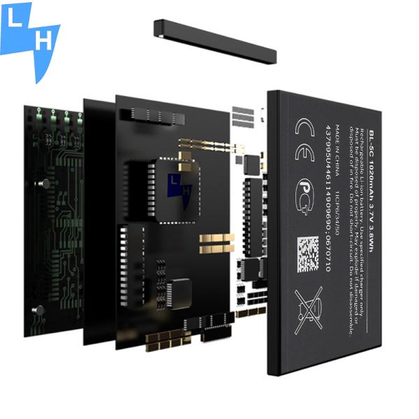 Совместимая батарея для Nokia BL-5C C2-01 1020mAh 2700 2610 3100 3120 3650 5130 6030