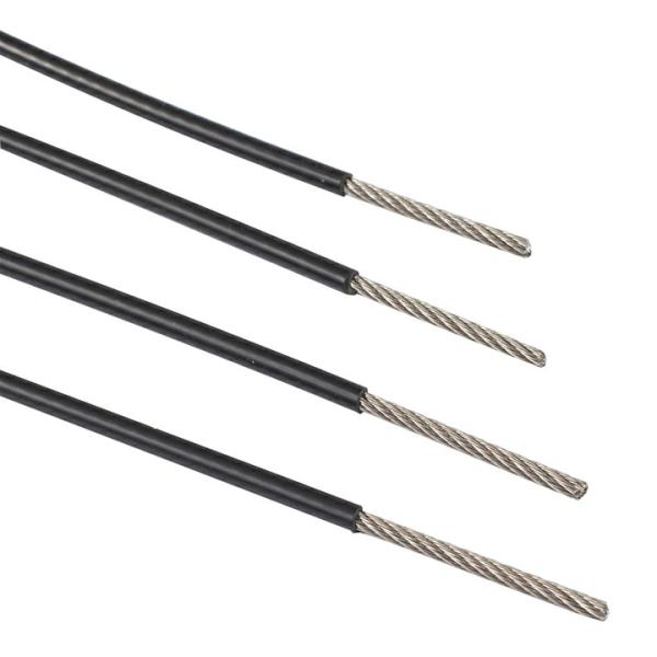 Standard AiSi Galvanized Finish 7x7 Affordable Fitness Cable with TPU Coated Steel Wire Rope