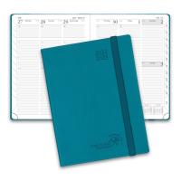 Planificateur mensuel de Pacifique de planificateur fait sur commande et hebdomadaire vert moyen avec le programme horaire