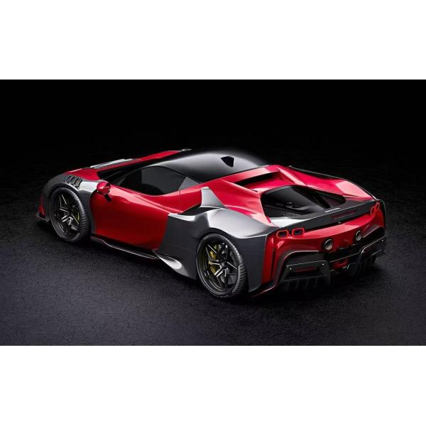 SF90 Ferrari Carbon Body Kit 2021 Widebody Kits ZE Style Wheel Arch