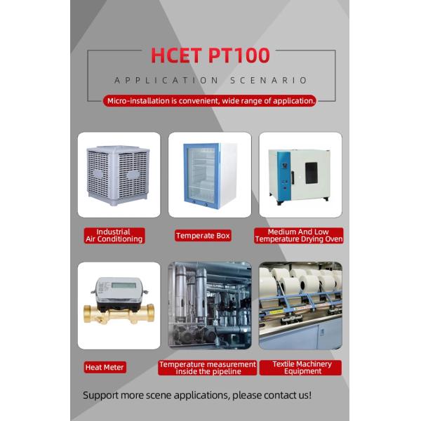 Medical Grade PT100 Temperature Sensor Probe High Sensitivity Monitor OEM