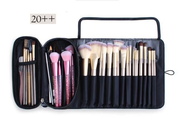 Portable makeup brush storage bag professional brush nail tool waterproof cloth makeup bags