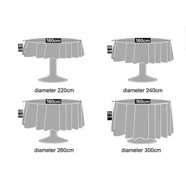 Resilient Hotel Table Cloth Stain Resistant High Temperature Resistant