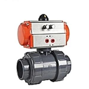 1000kpa Dn50 UPVC Electric Ball Valve With Fail Open Function For Sea Water