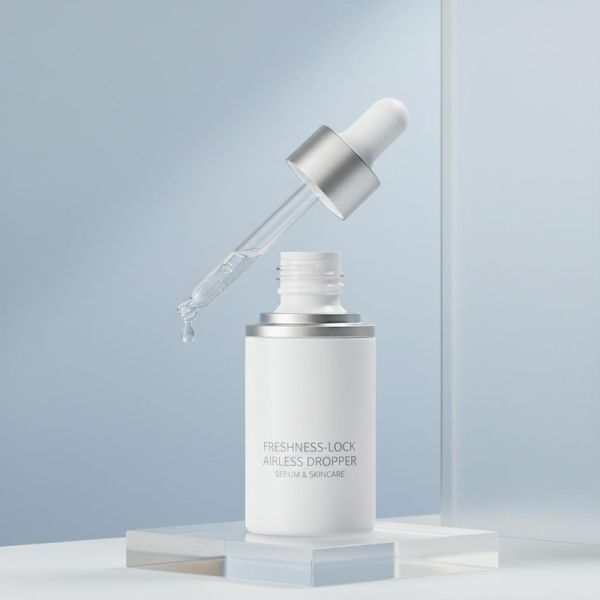 30ml PP Medical-Grade Airless Dropper Bottle with Freshness-Locking Design for Serum and Skincare