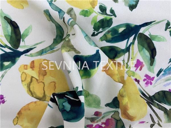Tela Digital Rose Floral Printing da malha do Activewear da aptidão das mulheres FM2019