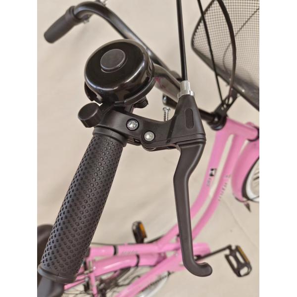 24 pouces vélo de ville vélo de ville à vitesse unique frein à disque avec dynamo lumière