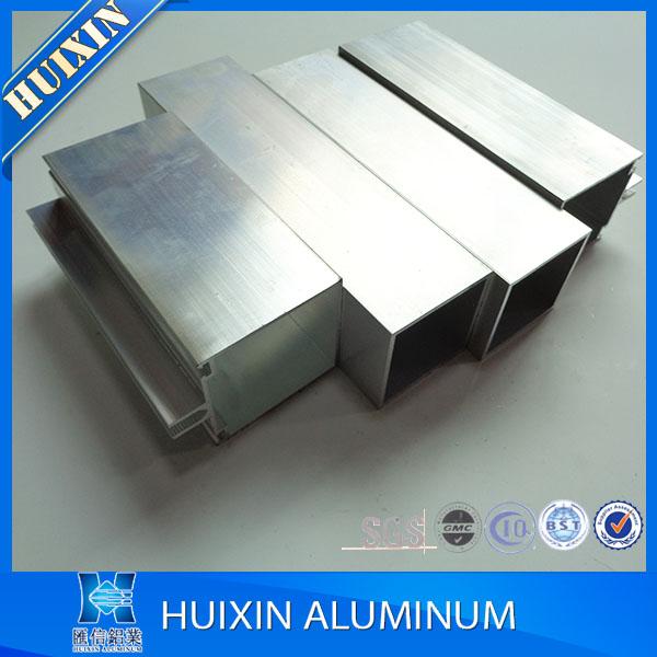 Over 20 Years Lifespan Anodized Silver Aluminum Curtain Wall Profiles