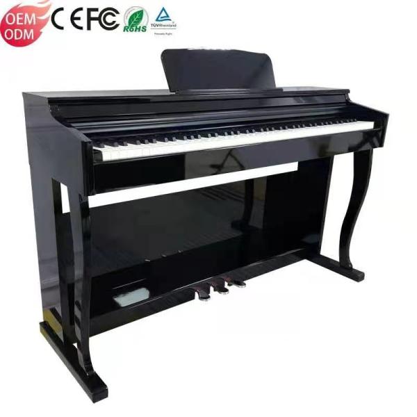 China Stage 88 Keys Musical Electric Pianos Mini Keyboard Price Digital-Piano Decorative Red Worlde Baby Grand Digital