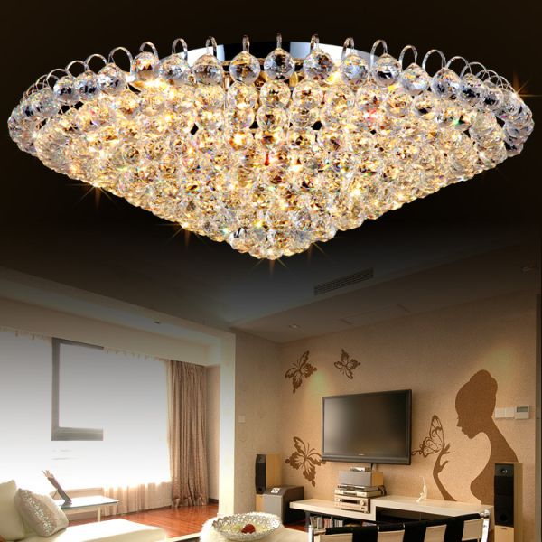 Hotel Stair Professional Indoor Hotel Lobby Decoration Ceiling Light Luxury Crystal Iron Chandelier