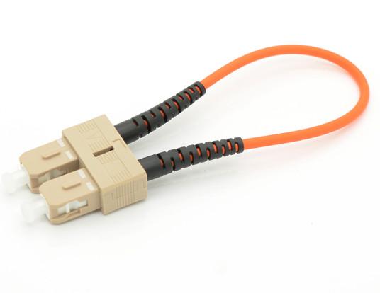 SC Singlemode Fiber Loopback Plug 1000 Times Durability For Telecom Equipment