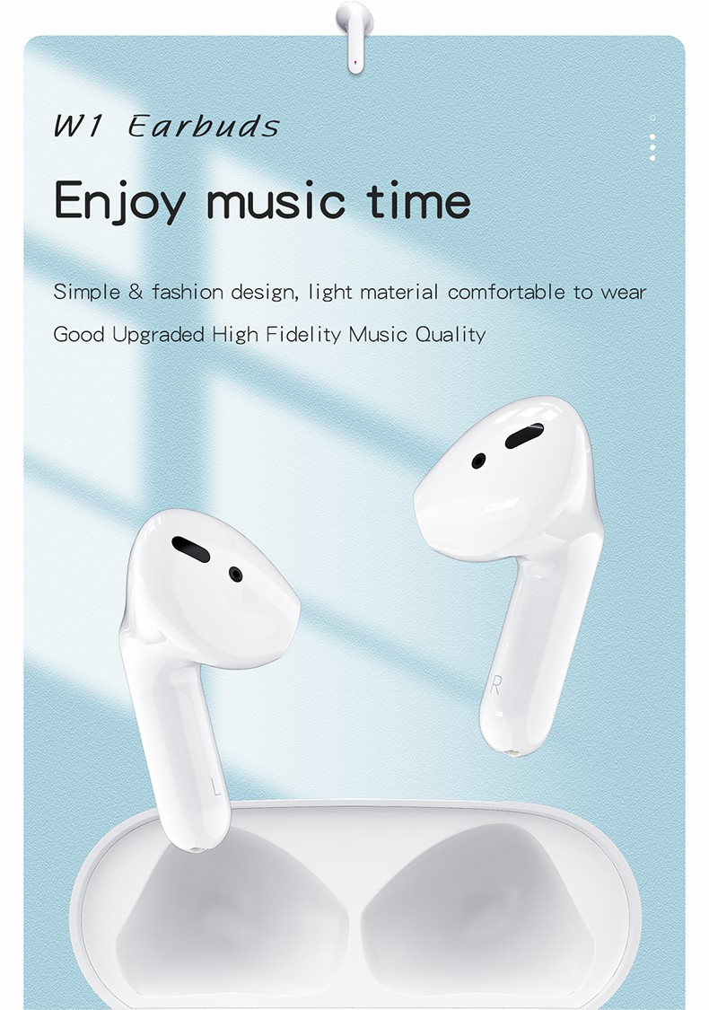 Шум наушника 5hours AD6973A4 TWS Bluetooth отменяя беспроводное Earbuds для разминки