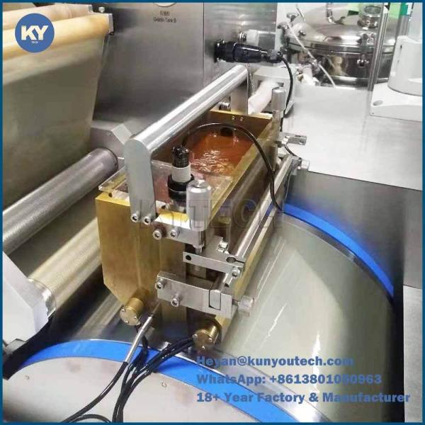 Máquina automática de encapsulación de softgel de 13kw con 12 émbolos