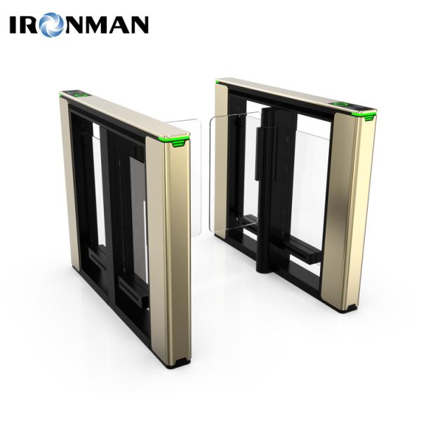 Puerta de velocidad motorizada, giroscopio anti-puerta trasera, entrada biométrica rápida, salida de oficina, centro comercial de acero inoxidable, alta seguridad.