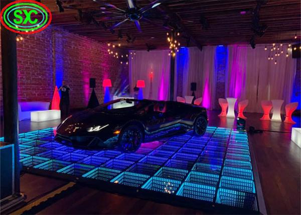 Diodo emissor de luz interativo Dance Floor de Digital Media IP34 3mm das luzes para eventos do partido do DJ
