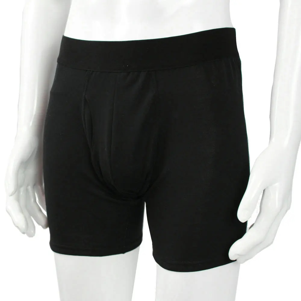 Silver Boxer Brief Underwear Anti Cell Phone Radiation EMF Shielding RF 5G