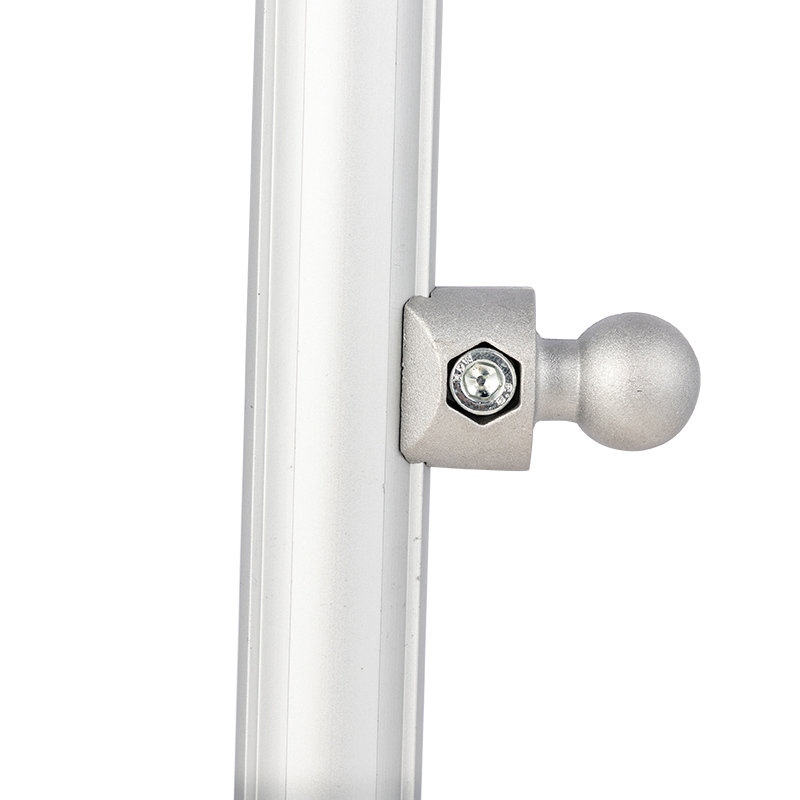 DYJ28-A18 Raccord à tête ronde pour tube profilé en alliage d'aluminium de 28 mm