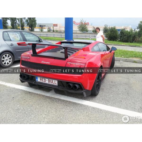 Pour Lamborghini Gallardo LP550 560 570 Spoiler en fibre de carbone Gallardo LP550 560 570 Spoiler de style SUPER TROFEO amélioré