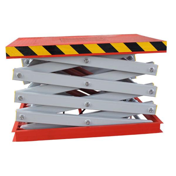 1000kgs Hydraulic Scissor Lift Table Orange Heavy Duty Scissor Lift