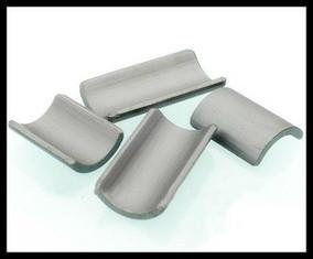 Automobile Seat Motor Ferrite Magnets ISO TS 16949 Arc Segment