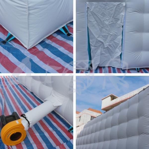 Белая надувная палатка для вечеринок на открытом воздухе коммерческая надувная палатка для кемпинга