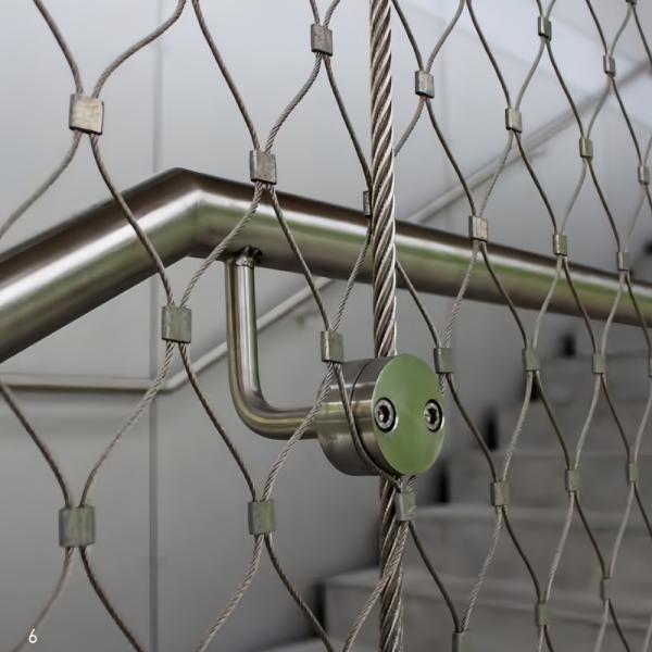 CÂBLE DE RACCORDEMENT, CÂBLE MÉTALLIQUE, FILET POUR LA PROTECTION D'ESCALIER