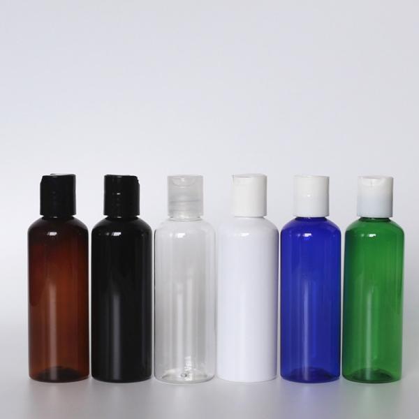 Las botellas plásticas del ANIMAL DOMÉSTICO 100ML despejan las botellas de ronda de Cosmo con los casquillos naturales del top del disco