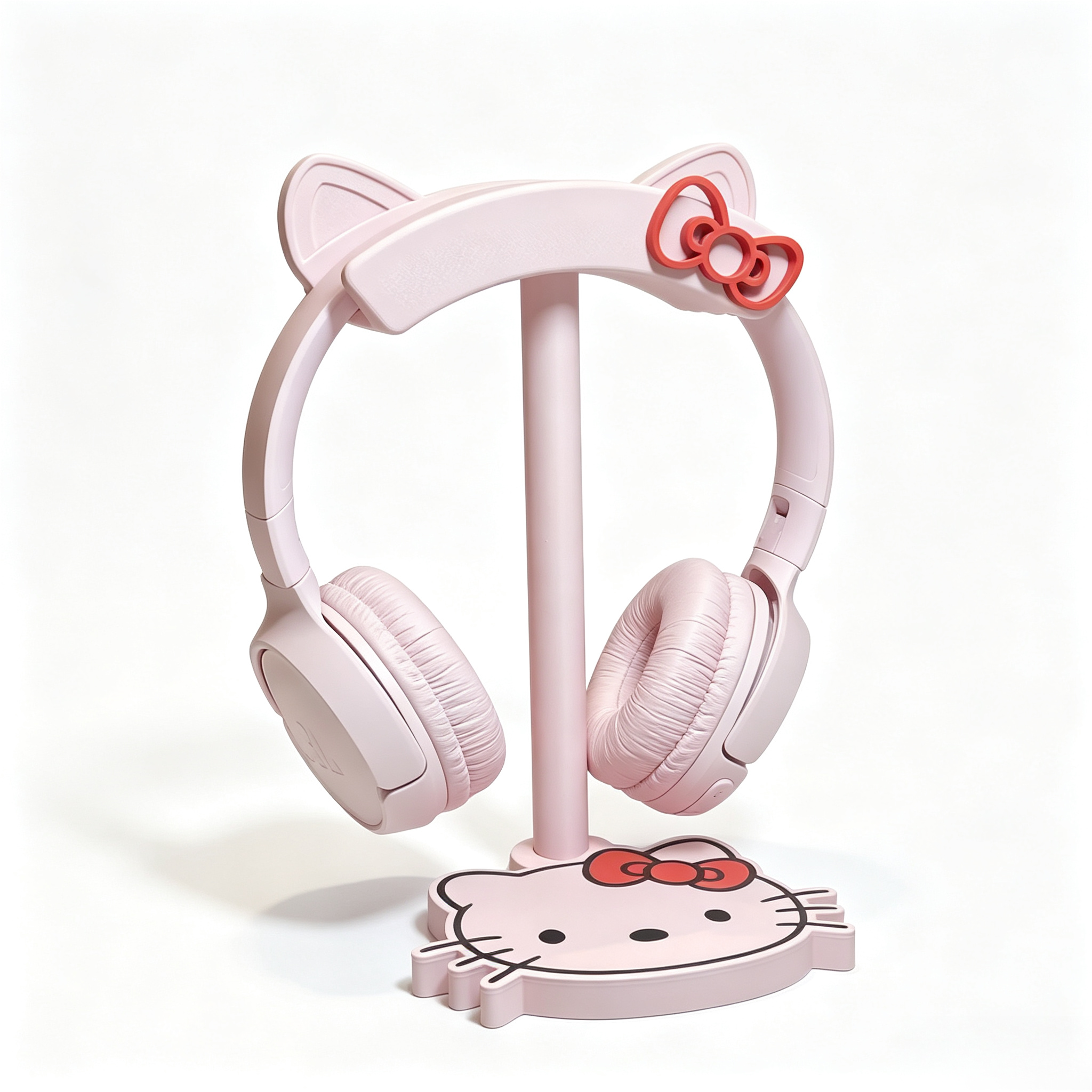 Decorated Cartoon Household Items To 3d Print Kitty Base Headphone Display Rack