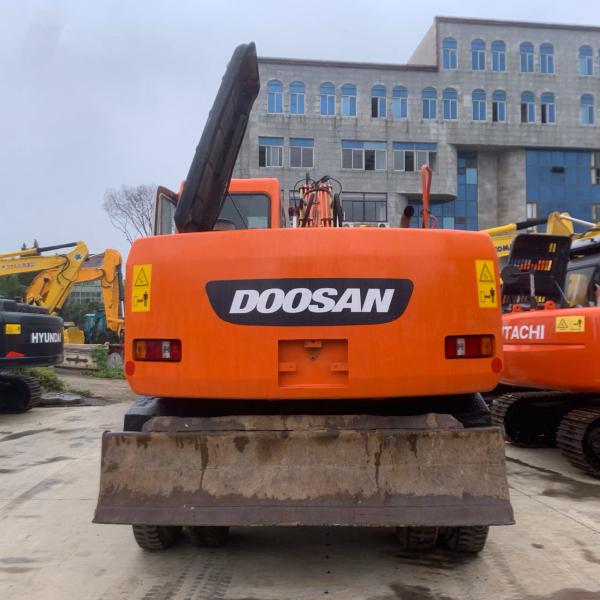 Original Used Doosan Excavator DH150w-7  Doosan Wheel Excavator