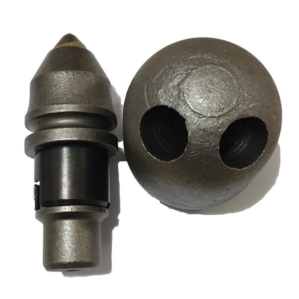 Foundation Drilling Rock Bullet Teeth , Tungsten Carbide Teeth For Rock