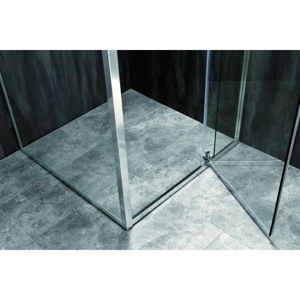 6mm Transparent Bathroom Shower Glass Cabinet 1800x800