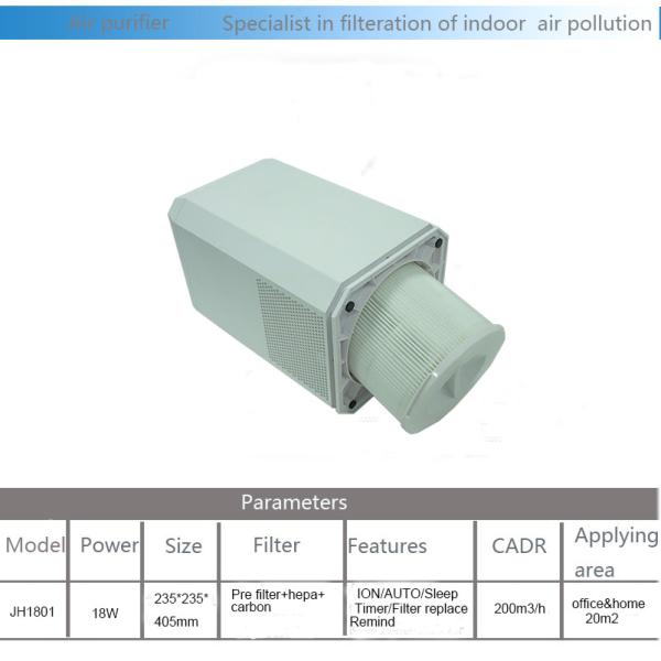 24v 12h 200m3/H Activated Charcoal Air Purifier