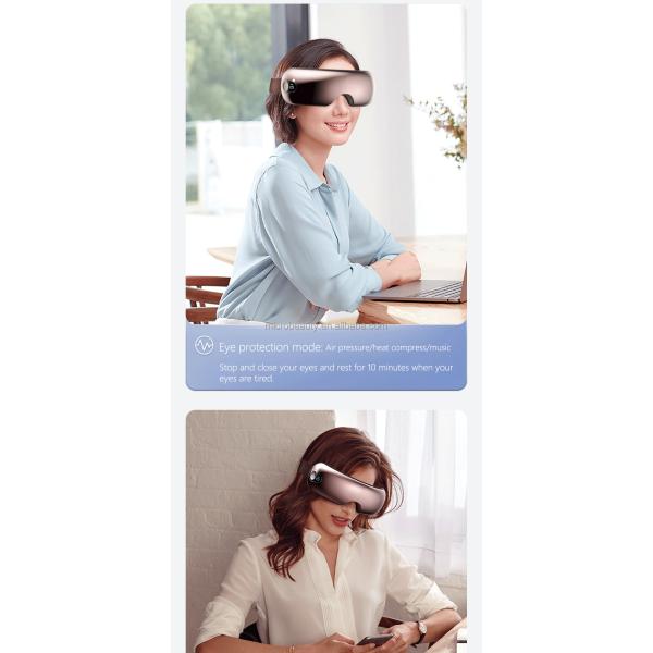 Electric Vibration Smart Eye Massager Heat Compression Eye Care Massager Fatigue Relief